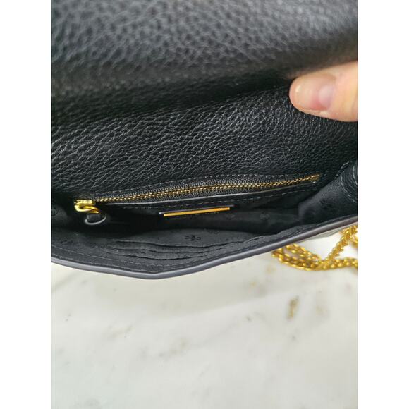 Tory Burch kira Leather Envelope Clutch Chain Crossbody - Picture 8 of 9